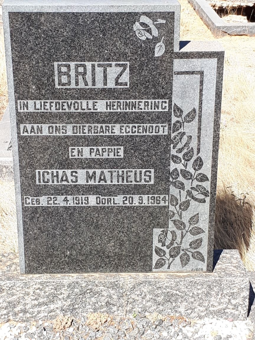BRITZ Ichas Matheus 1919-1964