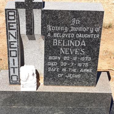 BENEDITO Belinda Neves 1973-1975