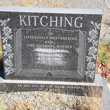 KITCHING Cornelia G. 1886-1985