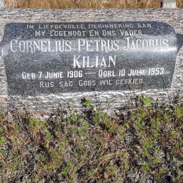 KILIAN Cornelius Petrus Jacobus 1906-1953