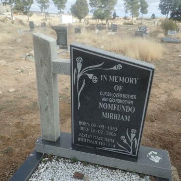 KANZI Nomfundo Mirriam 1953-2005