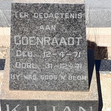 KILIAN Coenraadt 1971-1971