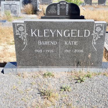 KLEYNGELD Barend 1905-1976 &amp; Katie 1912-2006