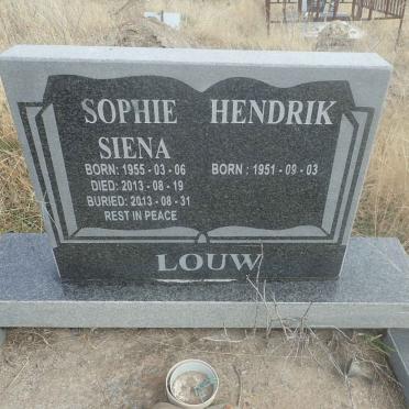 LOUW Hendrik 1951- &amp; Sophie Siena 1955-2013