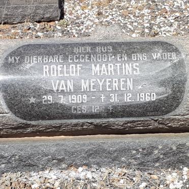 MEYEREN Roelof Martins, van 1909-1960