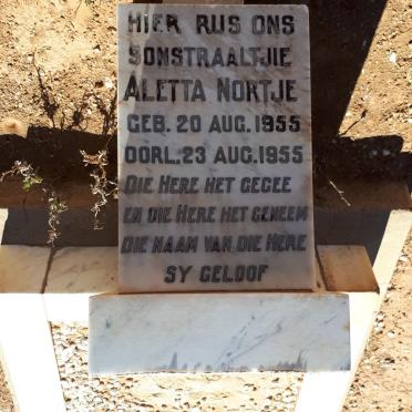 NORTJE Aletta 1955-1955