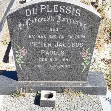 PLESSIS Pieter Jacobus Paulus, du 1941-2000