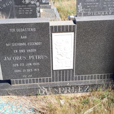 PREEZ Jacobus Petrus, du 1935-1971