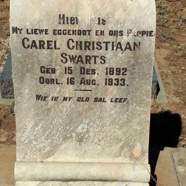 SWARTS Carel Christiaan 1892-1933