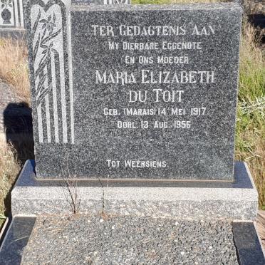 TOIT Maria Elizabeth, du nee MARAIS 1917-1956