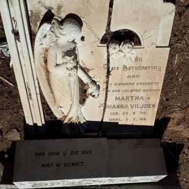 VILJOEN Martha Johanna 1902-1946