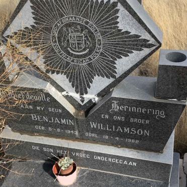 WILLIAMSON Benjamin 1943-1982