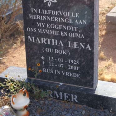 FARMER Martha Lena 1923-2001