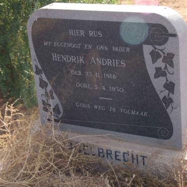 ENGELBRECHT Hendrik Andries 1918-1970