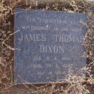 DIXON James Thomas 1884-1969?