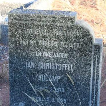 AUCAMP Jan Christoffel 1878-1959