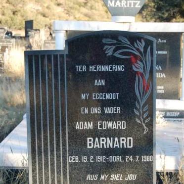 BARNARD Adam Edward 1912-1980