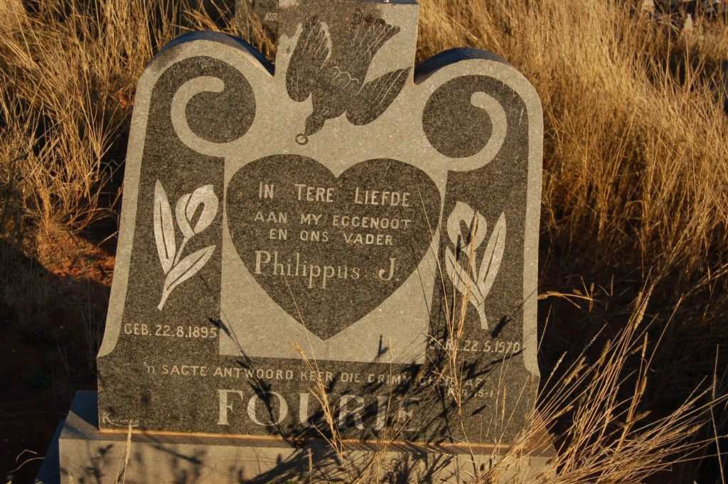 FOURIE Philippus J. 1895-1970