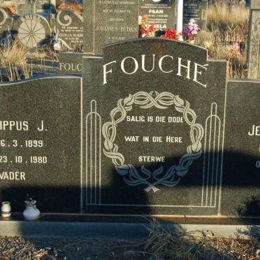 FOUCHE Philippus J. 1899-1980 &amp; Jeanetta G.E. 1905-1990