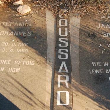 GOUSSARD Stefanus Johannes 1916-1999 &amp; Jaatjie Sophia 1918-