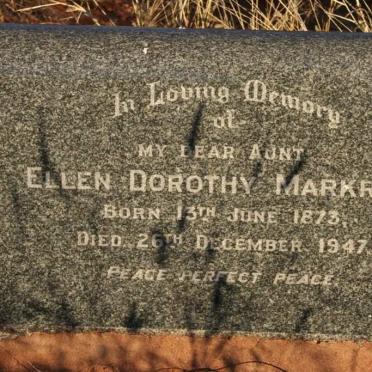 MARKHAM Ellen Dorothy 1873-1947