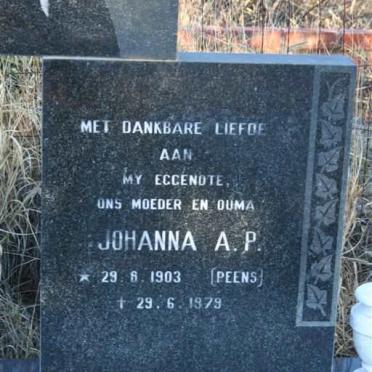 PEARSON J.J.S. 1898-1980 &amp; Johanna A.P. PEENS 1903-1979_3
