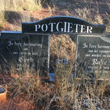 POTGIETER Gert 1911- &amp; Ralie 1920-1986_3