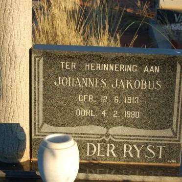 RYST Johannes Jakobus, van der 1913-1990