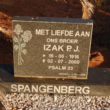 SPANGENBERG Izak P.J. 1916-2000