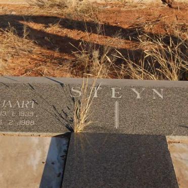 STEYN Tjaart 1939-1988 &amp; Pat 1941-