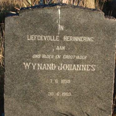 ZYL Wynand Johannes, van 1895-1963