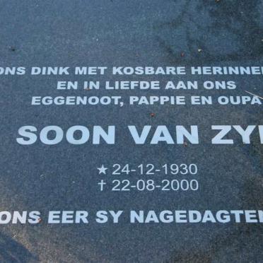 ZYL Soon, van 1930-2000
