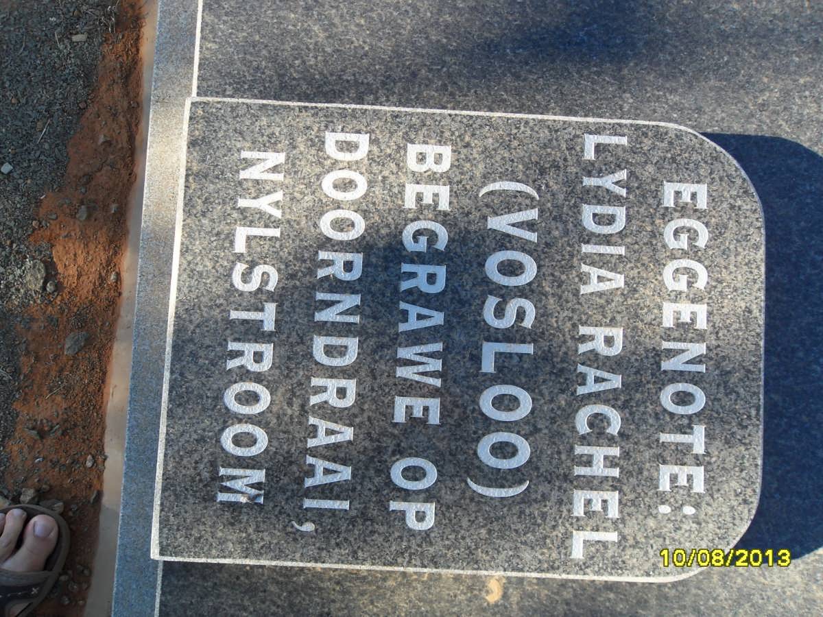 ? Lydia Rachel nee VOSLOO