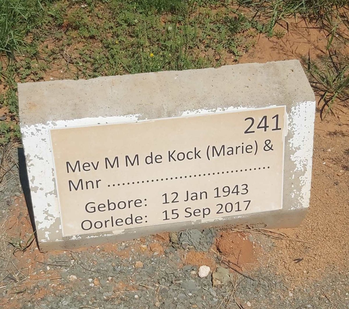 KOCK M.M., de 1943-2017