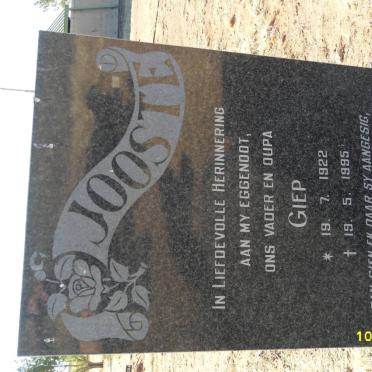JOOSTE Giep 1922-1995 &amp; Raaitjie 1930-2006