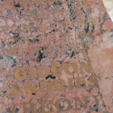 JANEKE Gideon Andries 1973-2004