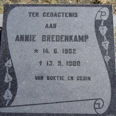 BREDENKAMP Annie 1902-1980