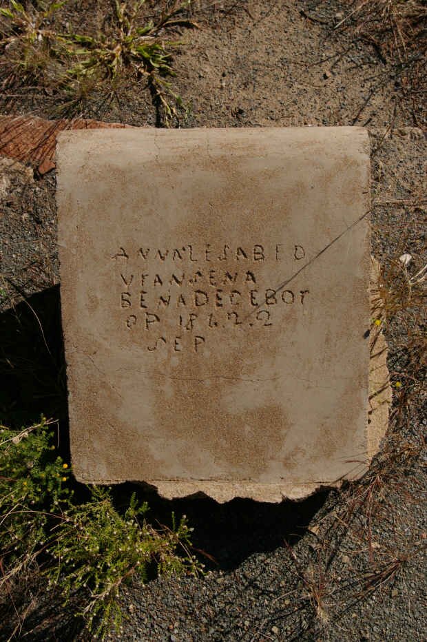 BENADE Anna Lisabed Vransena 18?2-