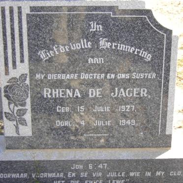 JAGER Rhena, de 1927-1949