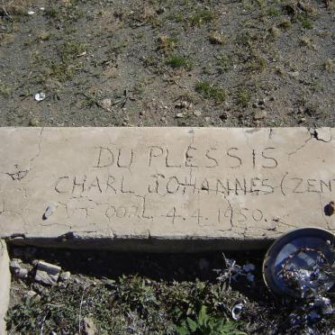 PLESSIS Charl Johannes, du -1950