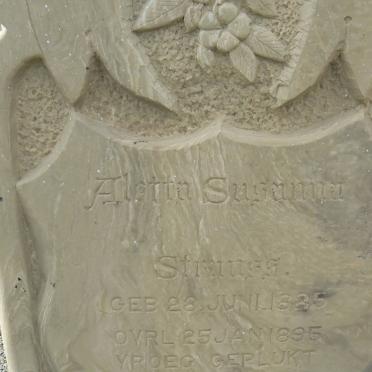 STRAUSS Aletta Susanna 1885-1895