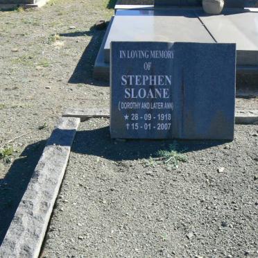 SLOANE Stephan 1918-2007