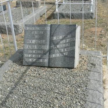 VORSTER Jacoba Beatrix nee MULLER 1865-1953