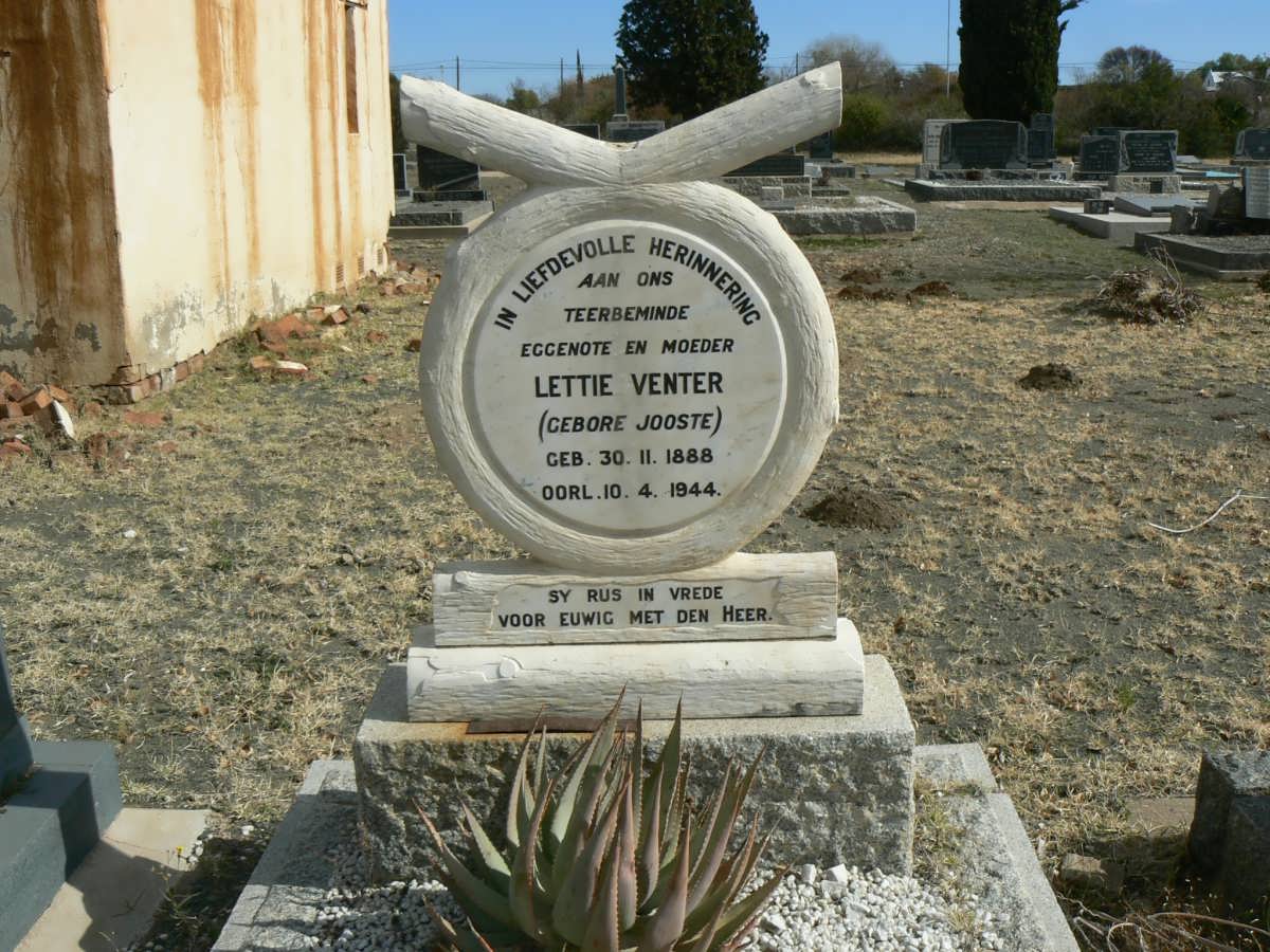 VENTER Lettie nee JOOSTE 1888-1944