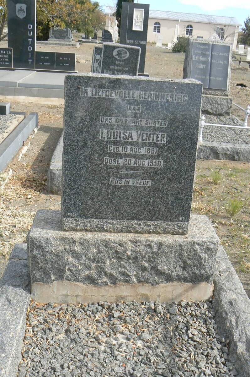 VENTER Louisa 1891-1950