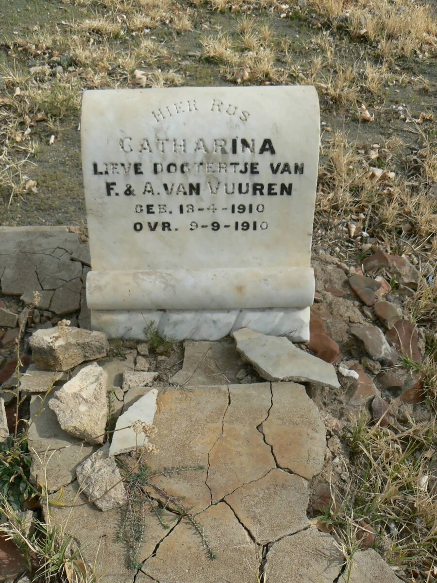VUUREN Catharina, van 1910-1910