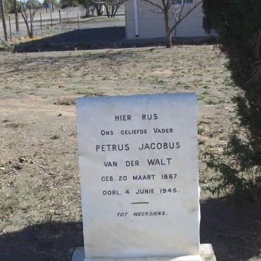 WALT Petrus Jacobus, van der 1867-1945