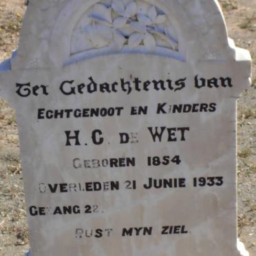 WET H.C., de 1854-1933