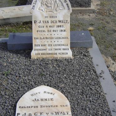 WALT P.J., van der 1883-1918 :: V.D. WALT Jannie 1917-1917