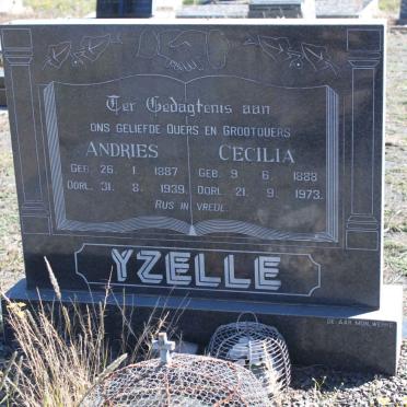 YZELLE Andries 1887-1939 &amp; Cecilia 1888-1973